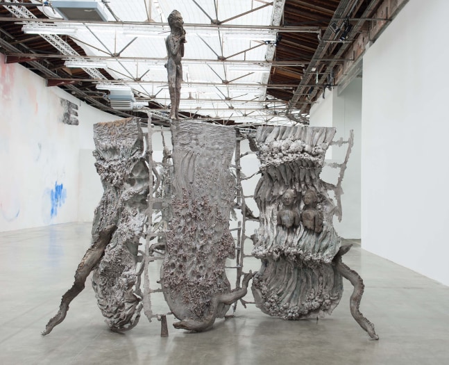 Installation view of sculptures by Jean-Marie Appriou