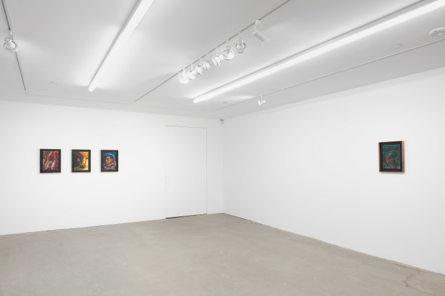 Installation view of drawings by Athi-Patra Ruga