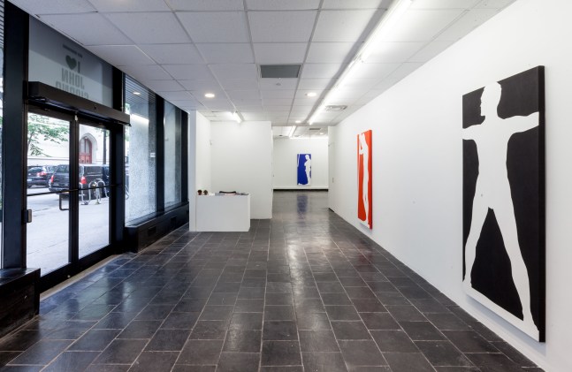 Installation view of works by John Giorno