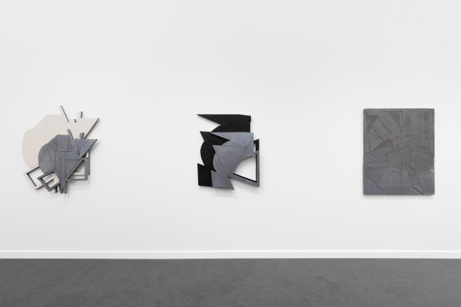 Installation view of art fair booth