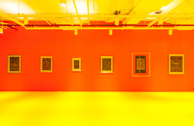 Installation view of works by John Giorno
