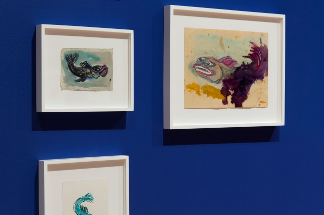 Installation view, Josh Smith, Life Drawing, The Drawing Center, New York, 2024