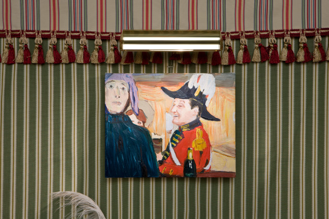 Installation view of works by Karen Kilimnik