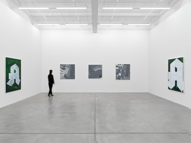 Installation view of works by various artists