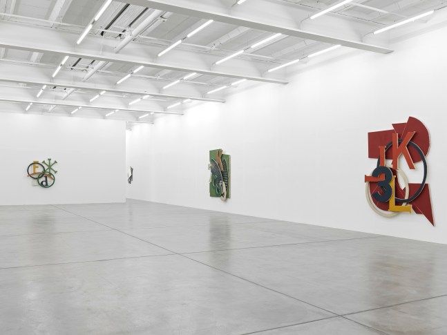 Installation view, Wyatt Kahn, Signs, Galerie Eva Presenhuber, Maag Areal, Zurich, 2024