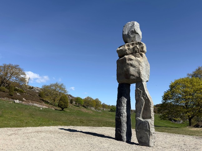 Installation view, Ugo Rondinone, Primordial, Pilane, Sweden, 2025