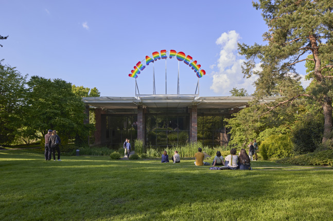 Installation view, Ugo Rondinone, we are poems, Fondation Beyeler, Riehen, 2025