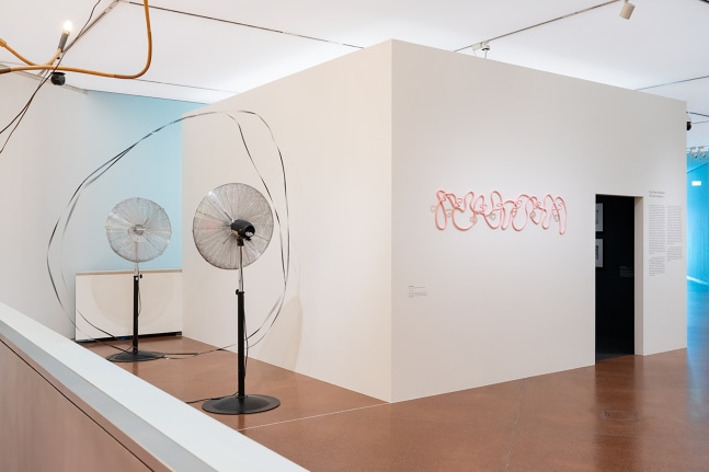 Installation view,&amp;nbsp;Angela Bulloch, Amy Feldman, Franz West, The Line, Heidi Horten Collection, Vienna, 2025