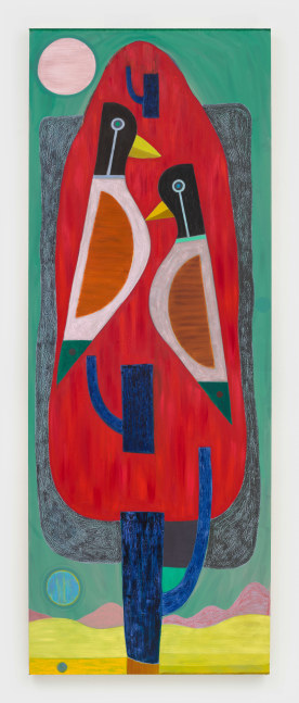 Tree-shadows.

2023

Oil and Flashe on canvas

244 x 91.5 cm / 96 x 36 in

&amp;copy; Austin Eddy