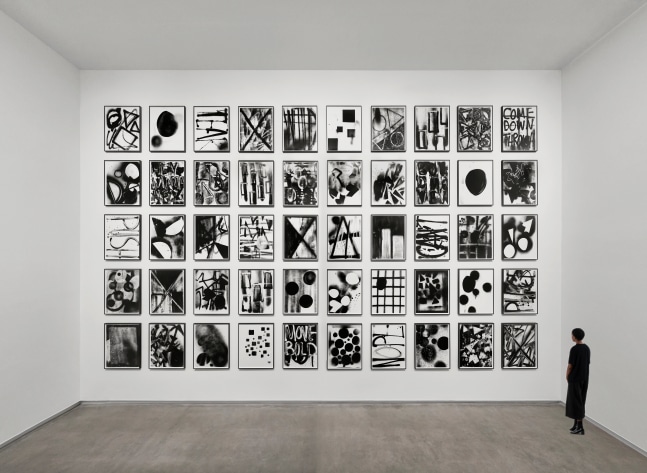 Installation view, Adam Pendleton, To Divide By, Mildred Lane Kemper Art Museum, St. Louis, 2023