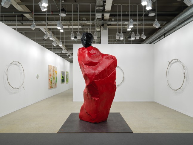 Installation view of works by various artists