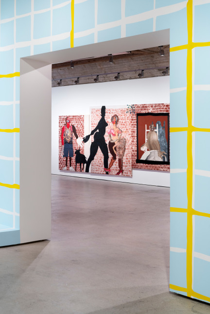 Installation view, Tschabalala Self, Around the Way, EMMA, Espoo, 2024