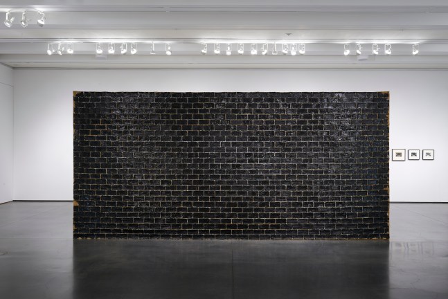 Installation view of works by various artists