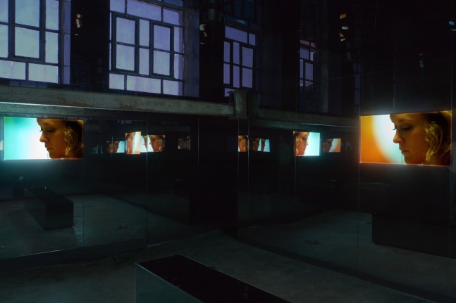 Installation view of Works by Doug Aitken