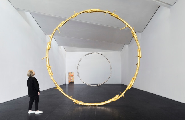 Installation view, Ugo Rondinone, long last happy, Arte Abierto, Mexico City, 2025