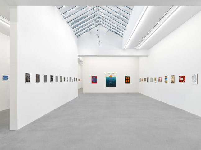Installation view, Jean-Fr&amp;eacute;d&amp;eacute;ric Schnyder, &amp;OElig;L AUF LEINWAND, Galerie Eva Presenhuber, Waldmannstrasse, Zurich, 2024
