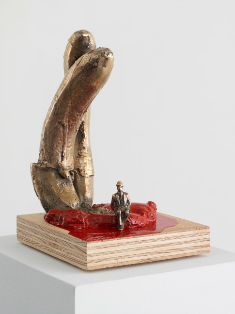 MARK&amp;nbsp;HANDFORTH&amp;nbsp;
Philip Larkin
2013
Cast bronze, enamel, wood
Varied&amp;nbsp;Ed. 1/8 + 2 AP
Approx.&amp;nbsp; 22 x 14 x 14.5 cm / 8 5/8 x 5 1/2 x 5 3/4 inches