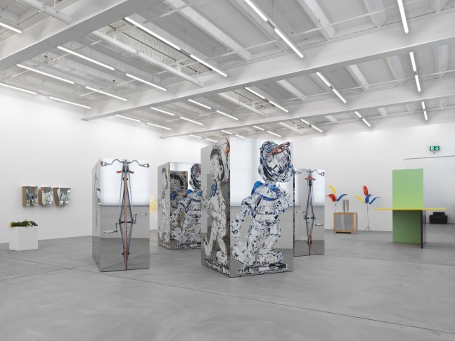 Installation view of group sculpture exhibition