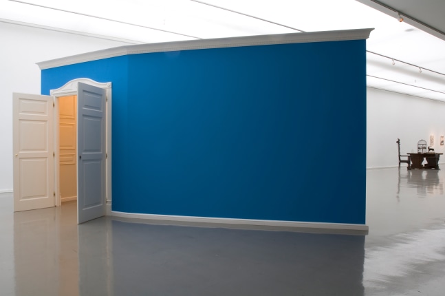 Installation view of works by Karen Kilimnik