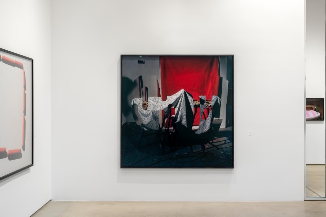 Installation view of Works by Lucas Blalock