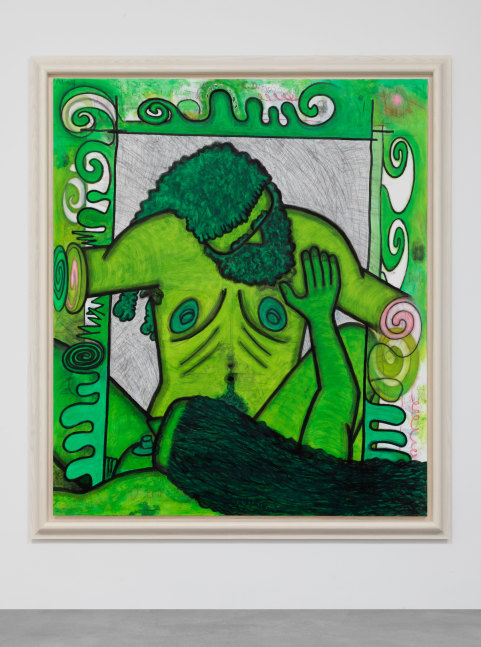 Painting by Carroll Dunham