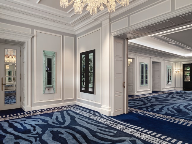 Installation view, Art in the Salon XXIII: Louisa Gagliardi, Baur au Lac Park, Zurich, 2025