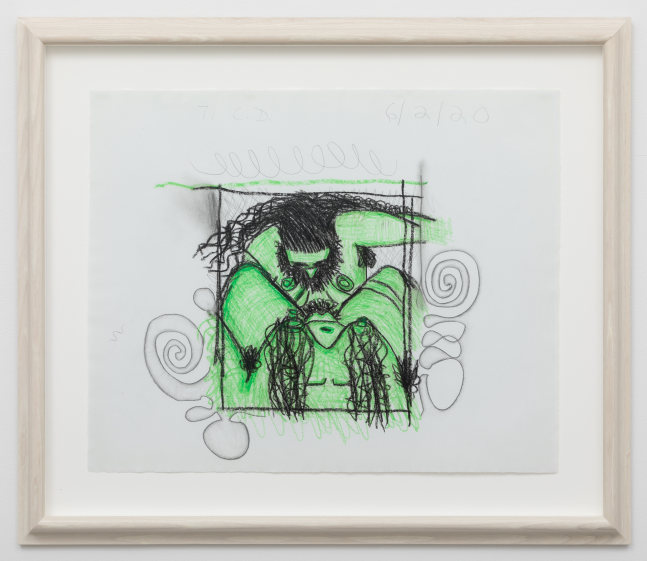 Painting by Carroll Dunham