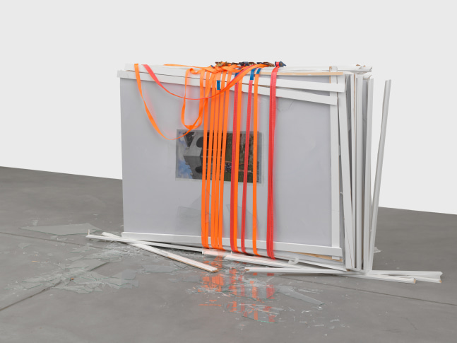 Indoor view of sculpture by Matias Faldbakken