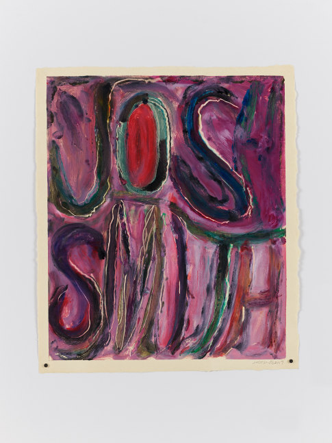 Untitled

2019

Monotype on Ivano paper

Unique

Sheet 61.5 x 52.5 cm / 24 1/8 x 20 3/4 in

Frame 76 x 60 x 3.5 cm / 29 7/8 x 23 1/2 x 1 3/8 in

&amp;copy; Josh Smith