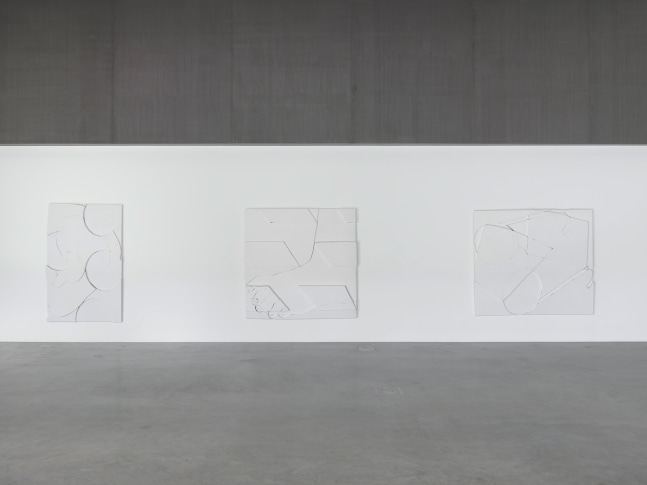 Installation view of works by Wyatt Kahn