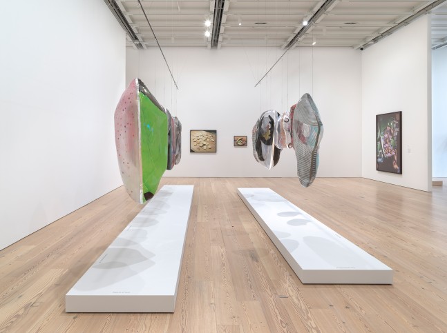 Installation view of Works by Lucas Blalock