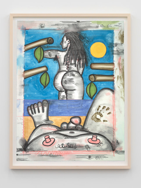 Untitled, Jan. 20, 2016 #2

2016

Monotype in watercolor and pencil on Lanaquarelle paper

Sheet 132 x 101.5 cm / 52 x 40 in

Frame 145 x 113.5 x 6 cm / 57 1/8 x 44 5/8 x 2 3/8 in

&amp;copy; Carroll Dunham