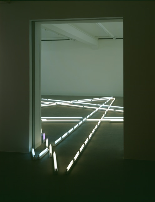 Installation view of Mark Handforth sculptures exhibition