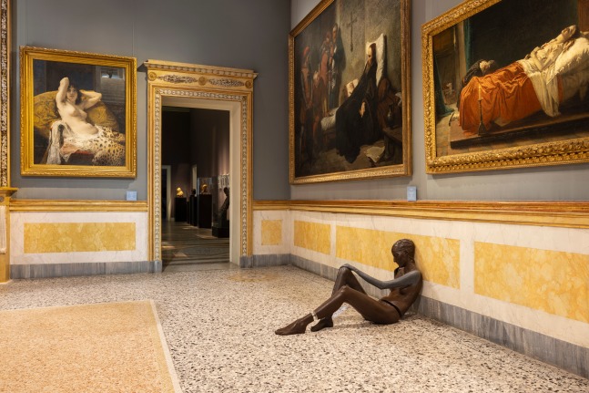 Installation view, Ugo Rondinone, terrone, Galleria d&amp;#39;Arte Moderna, Milan, 2025