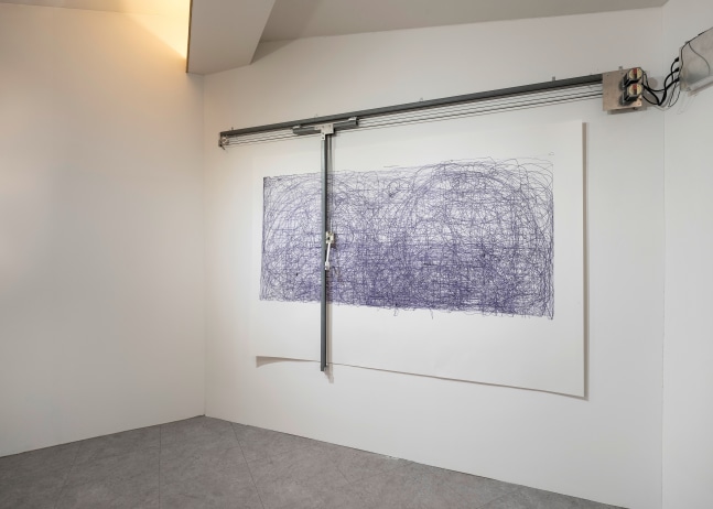 Installation view, Angela Bulloch, Drawing Machine, 15th Gwangju Biennale, Gwangju, 2024