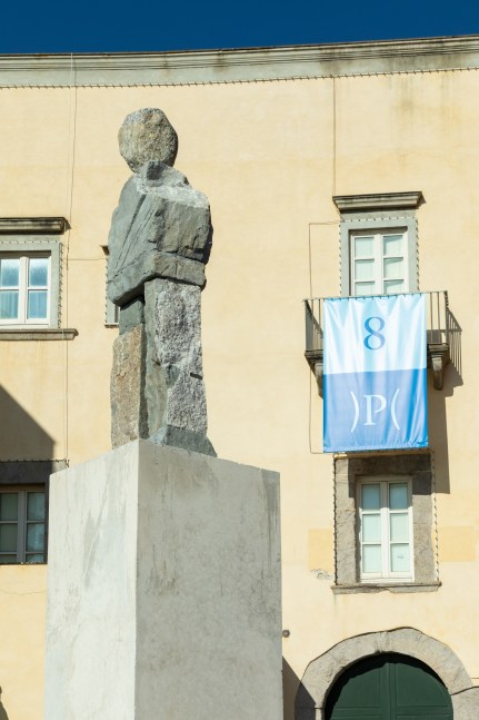 Installation view, Ugo Rondinone, the first, Panorama Pozzuoli, Napoli, 2025