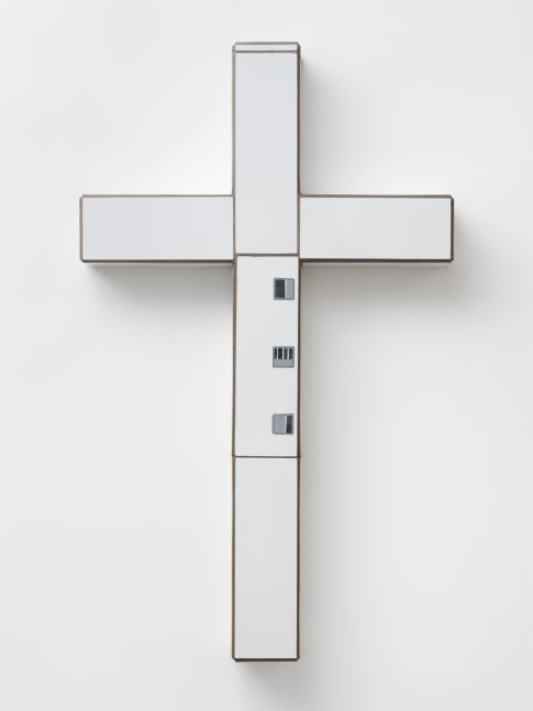 Valentin Carron Mechanik und Animalität 2020 Polystyrene, fiberglass, acrylic resin, acrylic paint 101 x 61 x 10.5 cm / 39 3/4 x 24 x 4 1/8 in