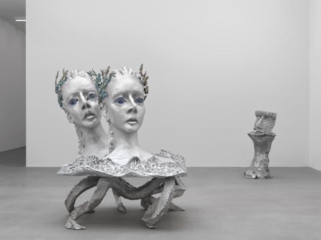 Installation view of Jean-Marie Appriou sculpture exhibition