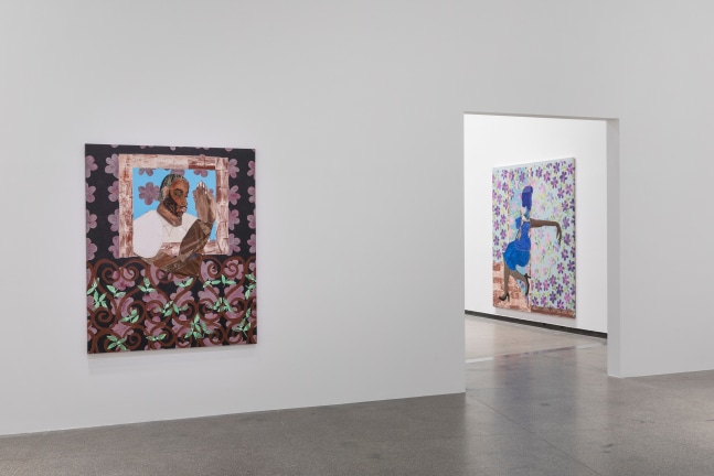 Installation view, Tschabalala Self, Skin Tight, Australian Centre for Contemporary Art, Melbourne, 2025