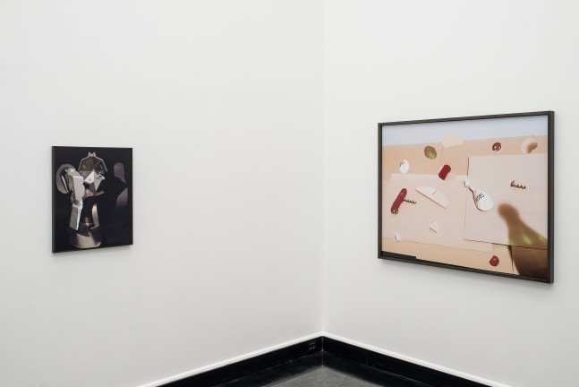 Installation view of Works by Lucas Blalock