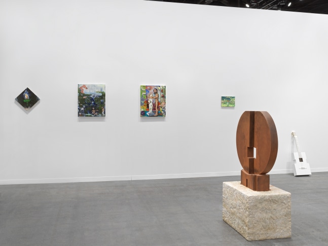 Installation view of works by various artists