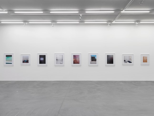 Installation view of Candida Höfer photography exhibition