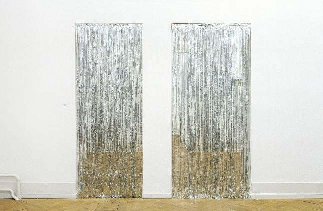 Installation view of wall works by Ugo Rondinone