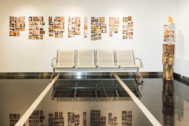 Installation view, Lucas Blalock, Souvenir Cinema, Swiss Consulate, New York, 2025