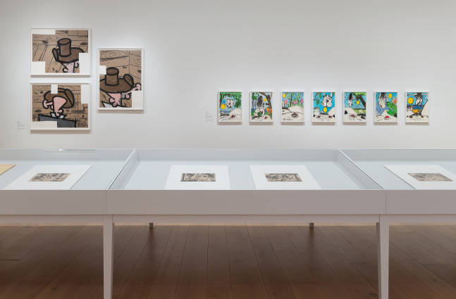 installation view Carroll Dunham Nasjonalmuseet Oslo