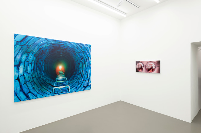 Installation view, Louisa Gagliardi, Whereabouts, Galerie Eva Presenhuber, Vienna, 2024