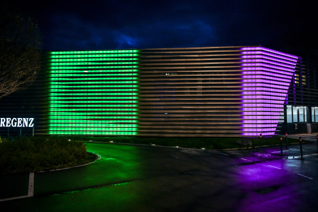 Installation view, Gerwald Rockenschaub, memory selec+, Casino, Bregenz, 2024