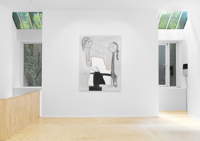 Installation view of Tobias Pils paintings exhibition