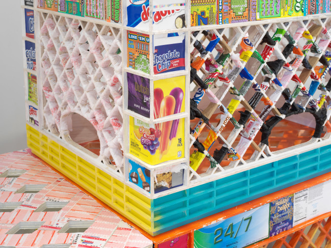 Installation view, Tschabalala Self, Bodega Run, Swiss Institute, New York, 2024