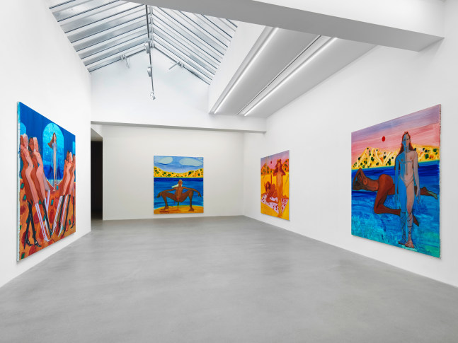 Installation view, Sofia Mitsola, Villa Venus: An Organized Dream, Galerie Eva Presenhuber, Waldmannstrasse, Zurich, 2023